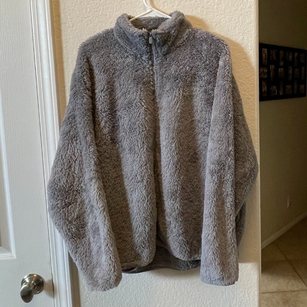 Pink Victoria's Secret fuzzy jacket